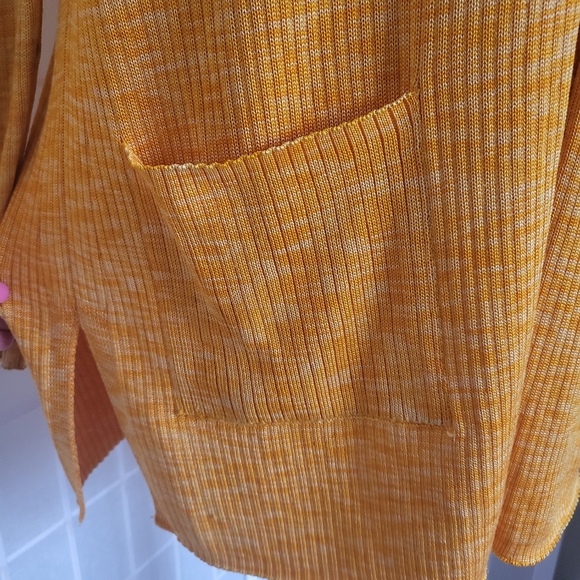 Escada Yellow Orange Long Cardigan Vintage 8 - Picture 5 of 9